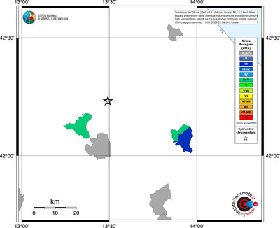Mappa EMS - territori comuni