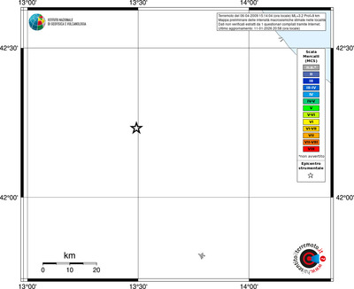 Mappa MCS - territori località