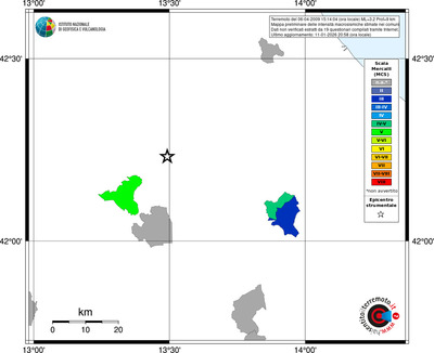Mappa MCS - territori comuni