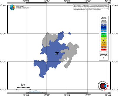 Mappa MCS - territori comuni