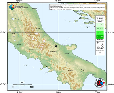 Mappa comuni con almeno 3 questionari