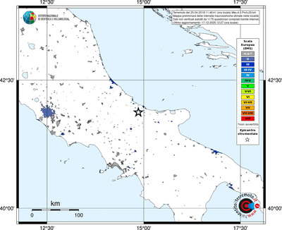 Mappa EMS - territori località