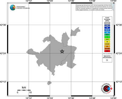 Mappa EMS - territori comuni