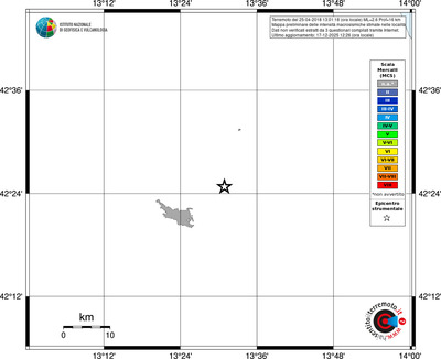 Mappa MCS - territori località