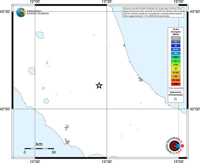 Mappa EMS - territori località