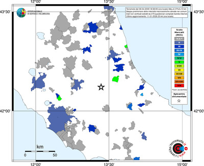 Mappa MCS - territori comuni