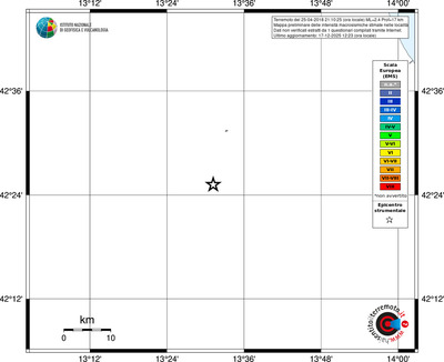 Mappa EMS - territori località