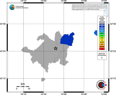 Mappa EMS - territori comuni