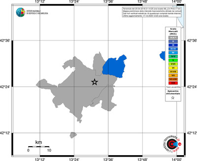 Mappa MCS - territori comuni
