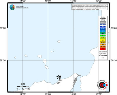 Mappa EMS - territori località