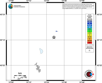 Mappa EMS - territori località
