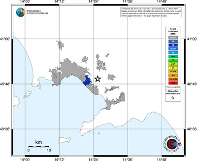 Mappa EMS - territori località