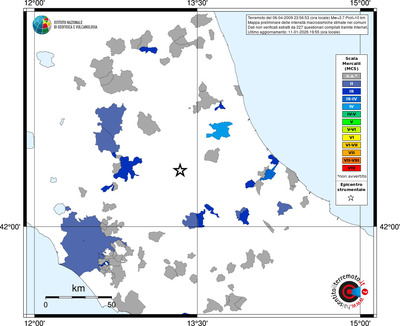 Mappa MCS - territori comuni