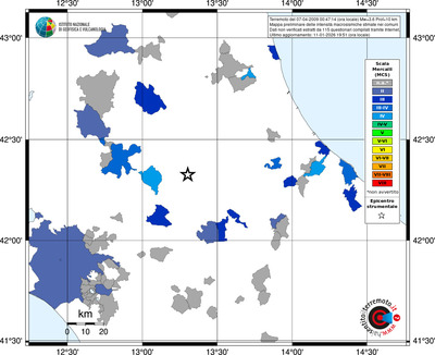 Mappa MCS - territori comuni