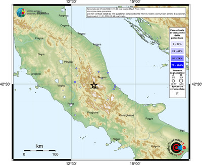 Mappa comuni con almeno 3 questionari