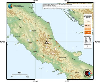 Mappa comuni con almeno 3 questionari