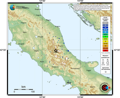 Mappa EMS - località