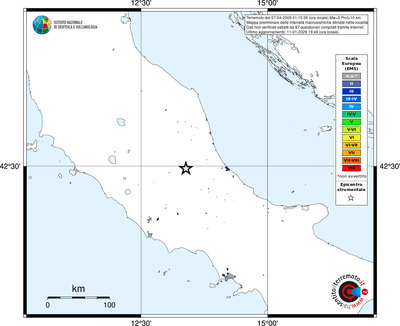 Mappa EMS - territori località