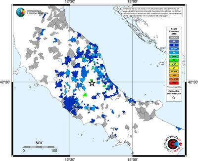 Mappa EMS - territori comuni