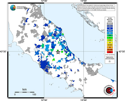 Mappa MCS - territori comuni