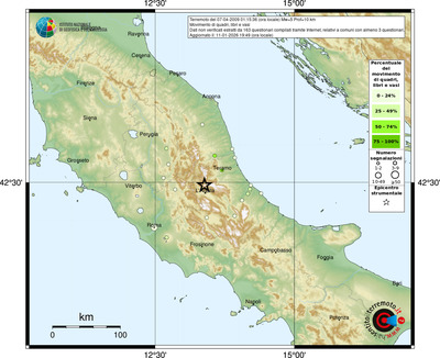 Mappa comuni con almeno 3 questionari