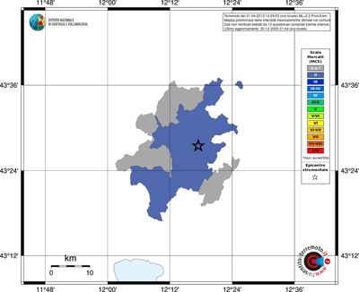 Mappa MCS - territori comuni