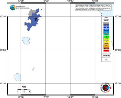 Mappa MCS - territori comuni