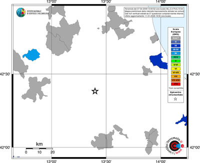 Mappa EMS - territori comuni