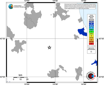 Mappa MCS - territori comuni