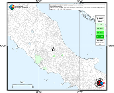 Mappa territorio comunale con almeno 3 questionari