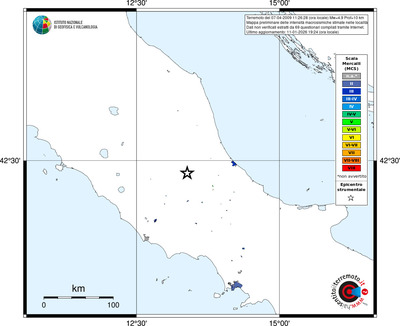 Mappa MCS - territori località