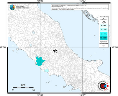 Mappa territorio comunale con almeno 3 questionari