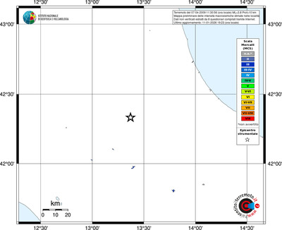 Mappa MCS - territori località