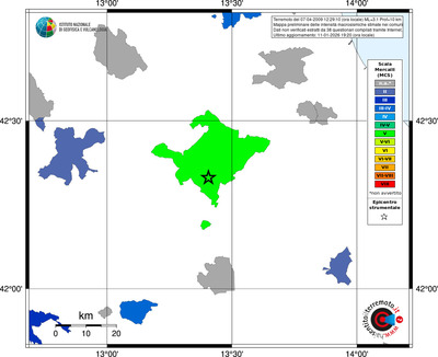 Mappa MCS - territori comuni
