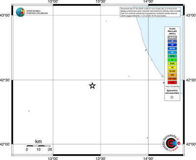 Mappa MCS - territori località