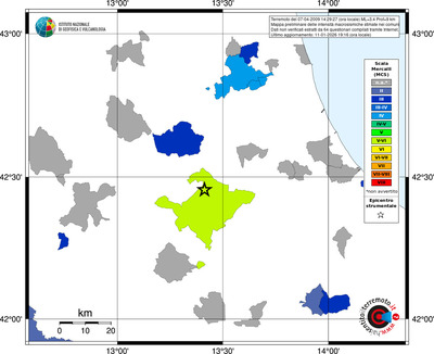 Mappa MCS - territori comuni
