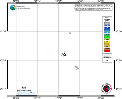 Mappa MCS - territori località