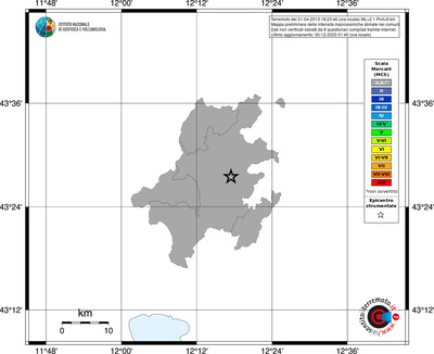 Mappa MCS - territori comuni