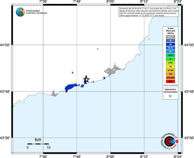 Mappa MCS - territori località