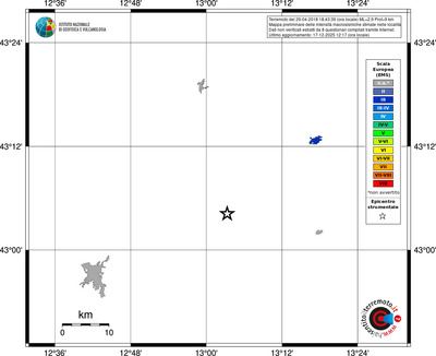 Mappa EMS - territori località