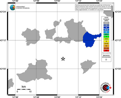 Mappa EMS - territori comuni
