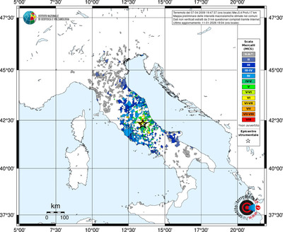 Mappa MCS - territori comuni