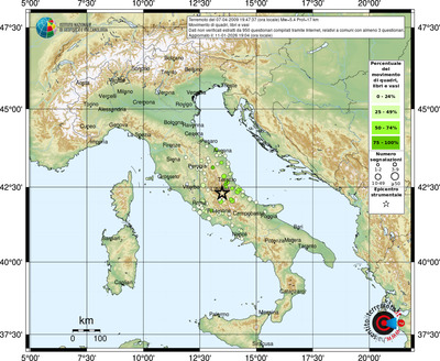 Mappa comuni con almeno 3 questionari