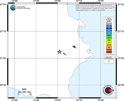 Mappa EMS - territori località
