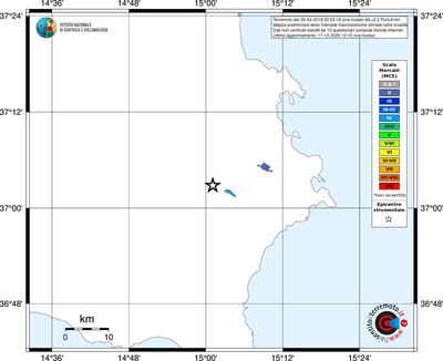 Mappa MCS - territori località