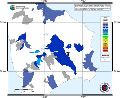 Mappa MCS - territori comuni