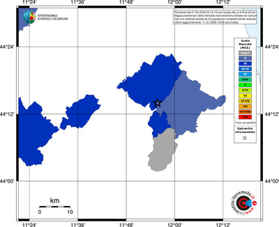 Mappa MCS - territori comuni