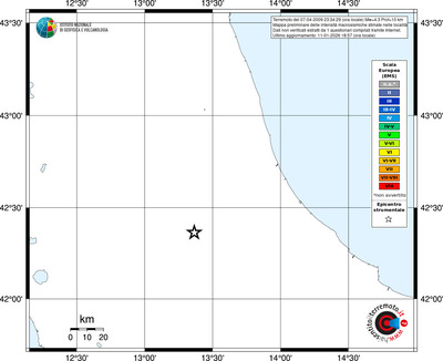 Mappa EMS - territori località