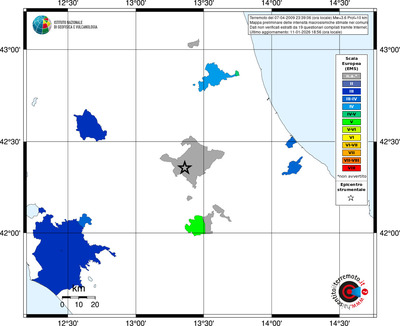 Mappa EMS - territori comuni