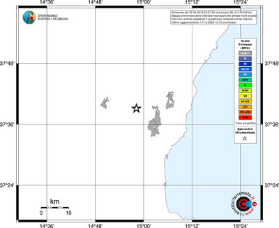 Mappa EMS - territori località